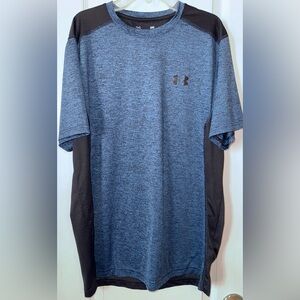 Under Armour EUC Blue/Black Athletic Shirt